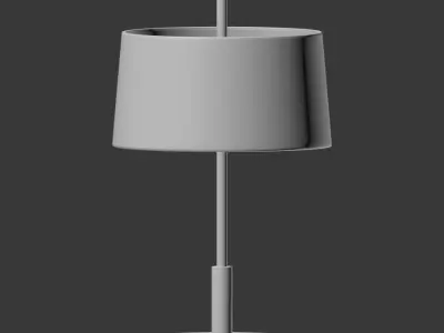 5 Table Lamps Set 1 3D model