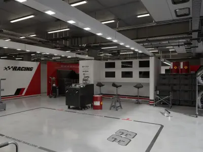  Racing Team Garage 5 Equipped 