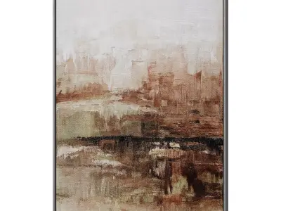 Abstract Painting Frame set 3D model 779