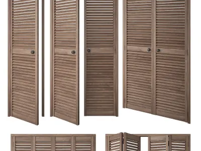 Shutters Door 3D model