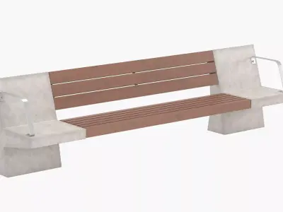 Street Bench  3D model