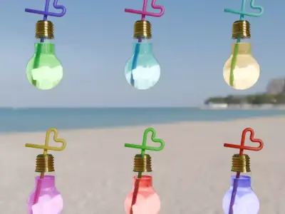 Light bulb Soda 3D model