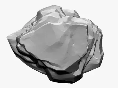 3D Mountain rock Zbrush sculpt 3D model