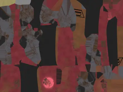 Sci Fi Electricity Gun Low-poly 3D model