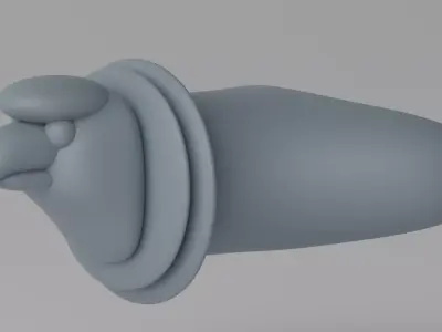 Chrysler Building Gargoyle New York City 3D model