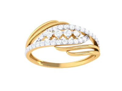 Women Ring  Render 3dm STL OBJ FBX Details 3D print model 424