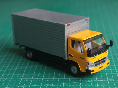 Mitsubishi Fuso Canter FE Aluminium Cargo Box Truck 3D print model