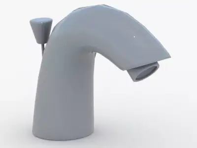 1644 - Water Tap Low-poly 3D model