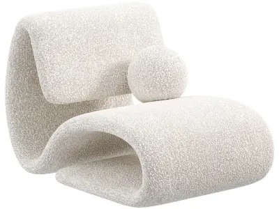 DUBNA lounge chair by Dan Form 3D model
