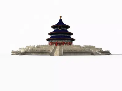 Temple of Heaven Low-poly 3D model
