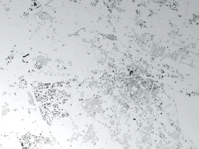 Dublin Streets and Buildings 3D model