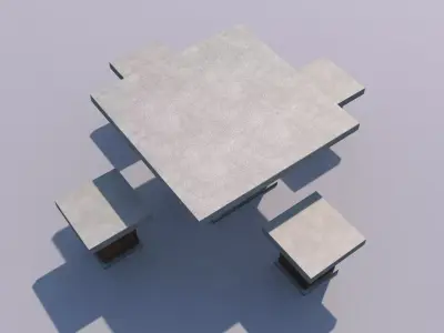 Street Seats 3D model