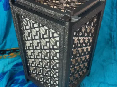 Kumiko Japanese Shoji Lantern - Bishamon-Kikkou 3D print model