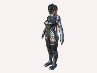 Gril Sci-FI 3D model