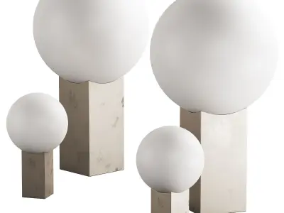 316 lighting fixtures 23 101 copenhagen Hoop Table Lamp 3D model