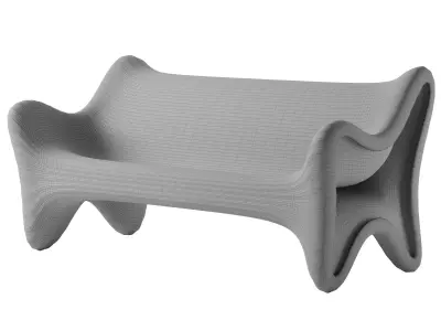 Magis IN-SIDE Polyethylene sofa 3D model