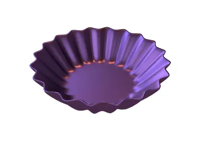 Cupcake Mold v1 008 Low-poly 3D model