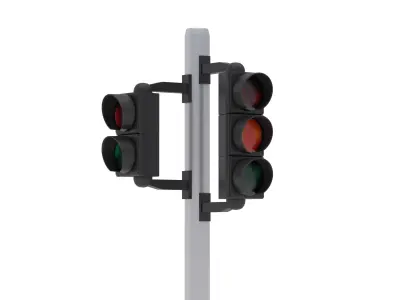 Traffic Light v1 3D model
