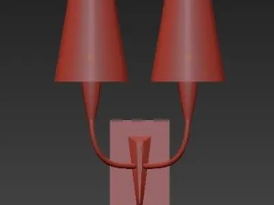 Lambert Contemporary wall sconces 3D model