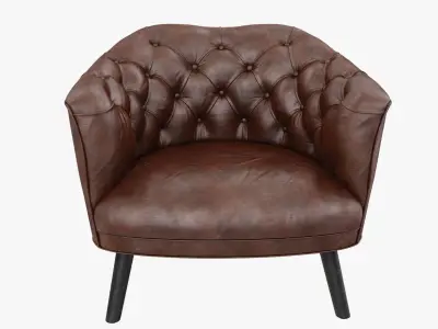 Armchair duo 3D model