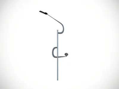 Street Light Pole Low-poly 3D model