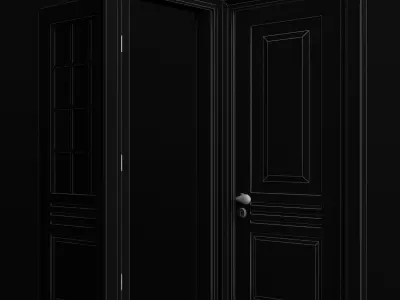 Free Plastic Door Free 3D model