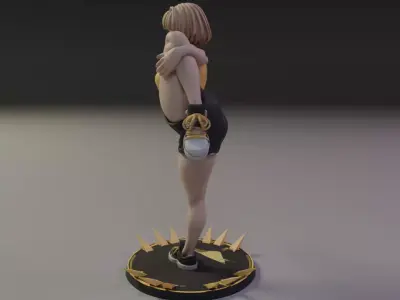 pin-up street dancer 3D print model