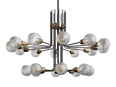 LUXURY MODERN BRASS SPIDER Low-poly 3D model