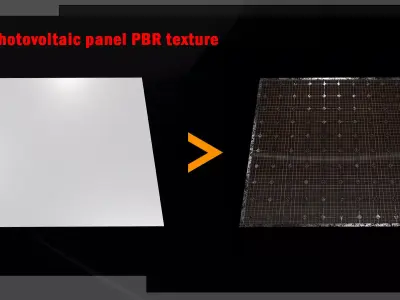 28 photovoltaic PBR texture set Texture
