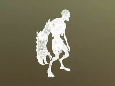 Low Poly Stylized Augmented Bone Crusher - PBR Low-poly 3D model