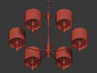 Bonnington Chandelier 3D model