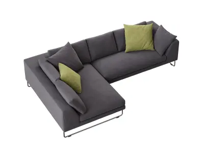 Band Corner Sofa K170K170S 02 3D model