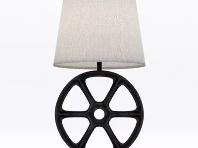Restoration Hardware Gearworks Table Lamp Base 3D model