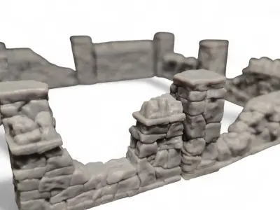 Stone Walls 3D print model
