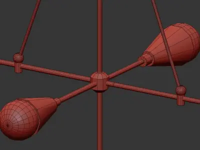 TRIAD umbrella on tripod 3D model