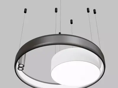 Hanging lamp 3D model 6