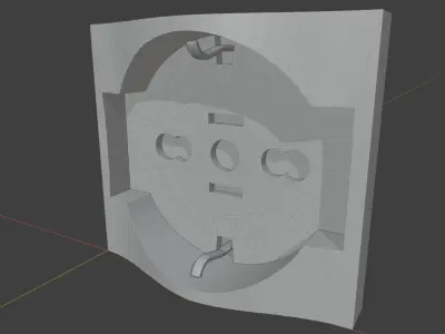 Wall socket Vimar Free 3D model