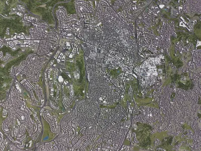 Jerusalem - 3D City Terrain  3D Model Pack