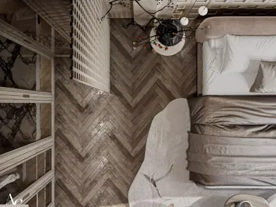Master bedroom interior design  3D model
