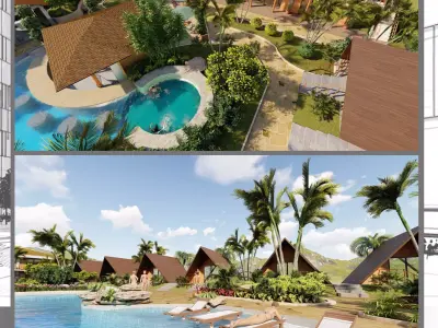 FARM AND RESORT 3D model