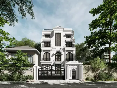 Classic House Exterior 3D model purchase