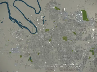 Montgomery  Low-poly 3D model