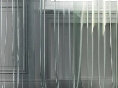 Curtain Set 23 3D model