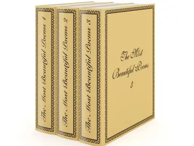 Books Set complete series of 3D model
