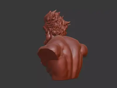 Akuma Bust  3D Model STL Printable 3D print model buy