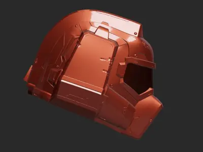 doom 3dv Helmet 3D print model