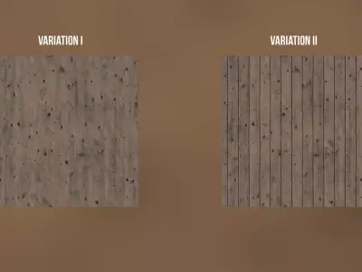 Aged Wood Planks Textures 4K Texture