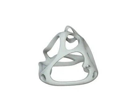 SciFi Cube Object No 62927 Low Poly Shape Low-poly 3D model