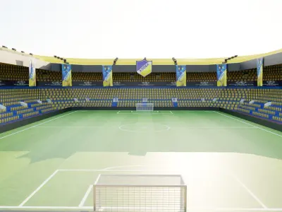 APOEL Football Stadium Low-poly 3D model