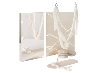 Yoga hammock 3D model